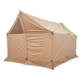Camping Hot Tent, 2 Persons Cabin Hot Tent with Stove Jack, Waterproof Winter Tents Shelters with Vents