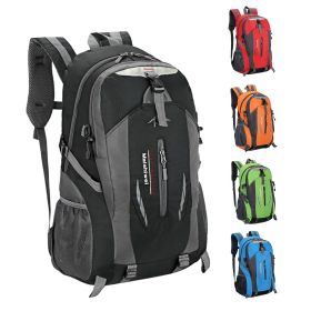 36L Outdoor Backpack Waterproof Daypack Travel Knapsack for Hiking Camping Picnic Travel School Spring Summer (Color: Black)