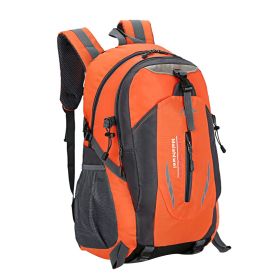 36L Outdoor Backpack Waterproof Daypack Travel Knapsack for Hiking Camping Picnic Travel School Spring Summer (Color: Orange)